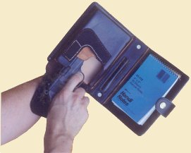 Micro Notebook Holster - drawing weapon